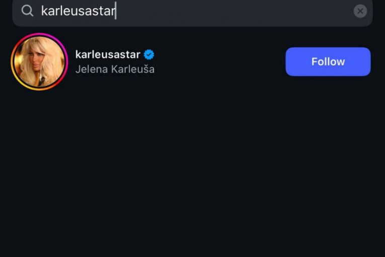 Jelena Karleuša otpratila Milicu Pavlović na Instagramu