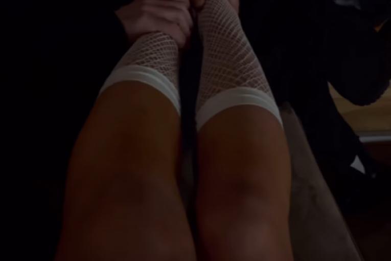 Ema Radujko s misterioznim muškarcem