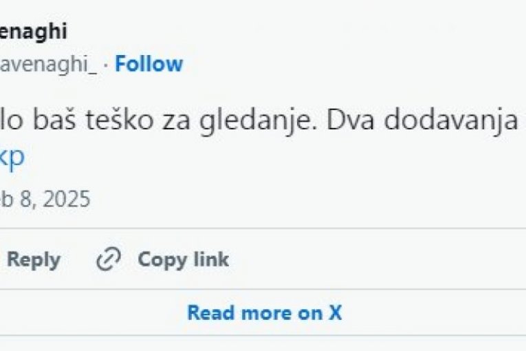 Navijači su na društvenim mrežama izneli svoj stav