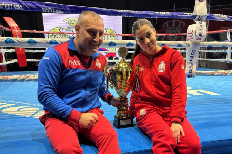 Trener Stojan Knežević i Dragana Jovanović