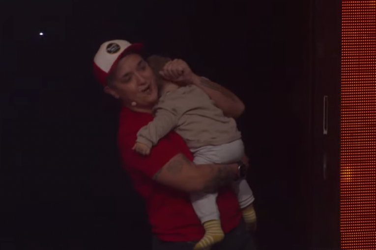 Marija Šerifović sa sinom