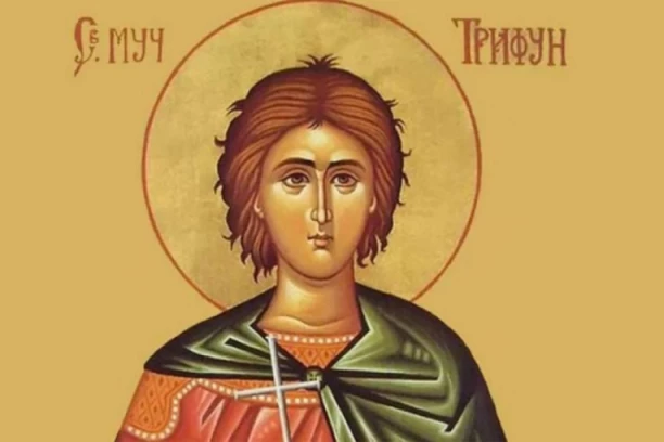 SUTRA JE VELIKI PRAZNIK I CRNO SLOVO! Slavimo Svetog mučenika Trifuna!