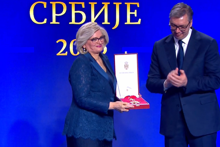 Dodela odlikovanja u Palati Srbija