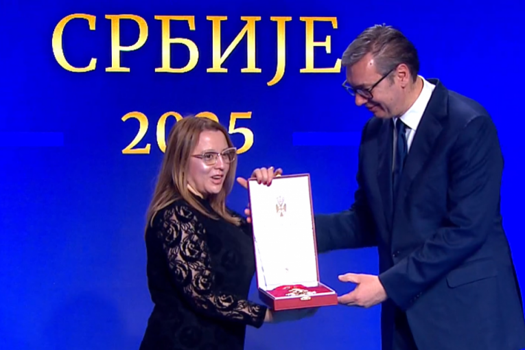 Dodela odlikovanja u Palati Srbija