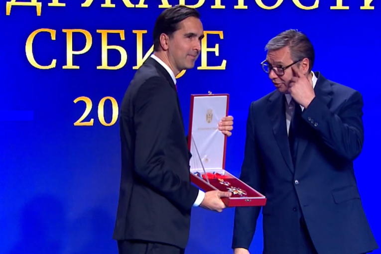 Dodela odlikovanja u Palati Srbija