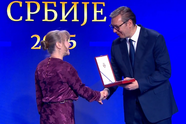 Dodela odlikovanja u Palati Srbija