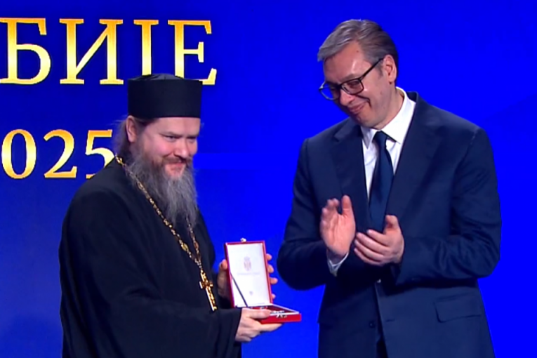 Dodela odlikovanja u Palati Srbija