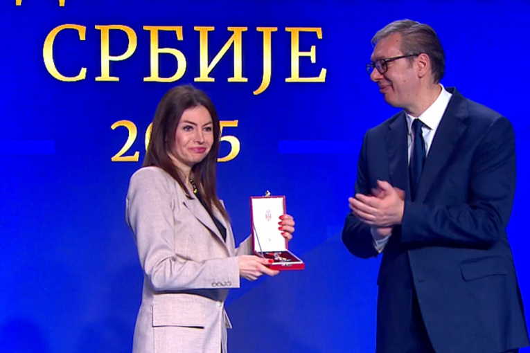 Dodela odlikovanja u Palati Srbija