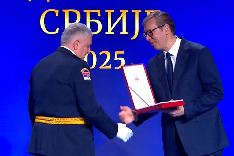 Dodela odlikovanja u Palati Srbija