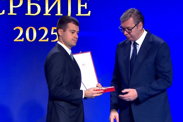 Dodela odlikovanja u Palati Srbija