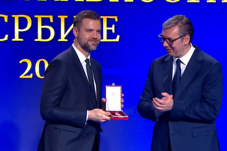 Dodela odlikovanja u Palati Srbija