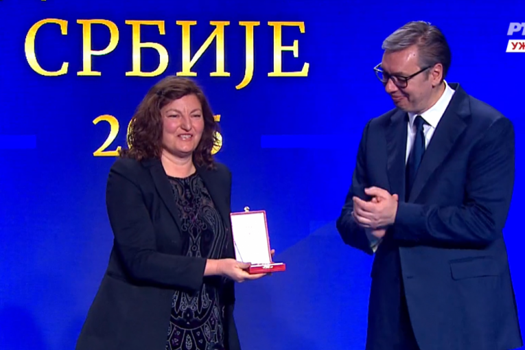 Dodela odlikovanja u Palati Srbija