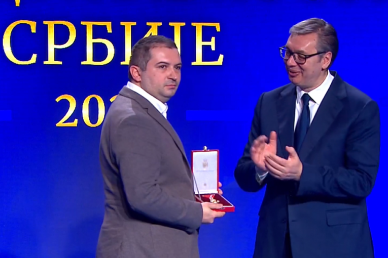 Dodela odlikovanja u Palati Srbija