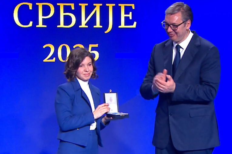 Dodela odlikovanja u Palati Srbija