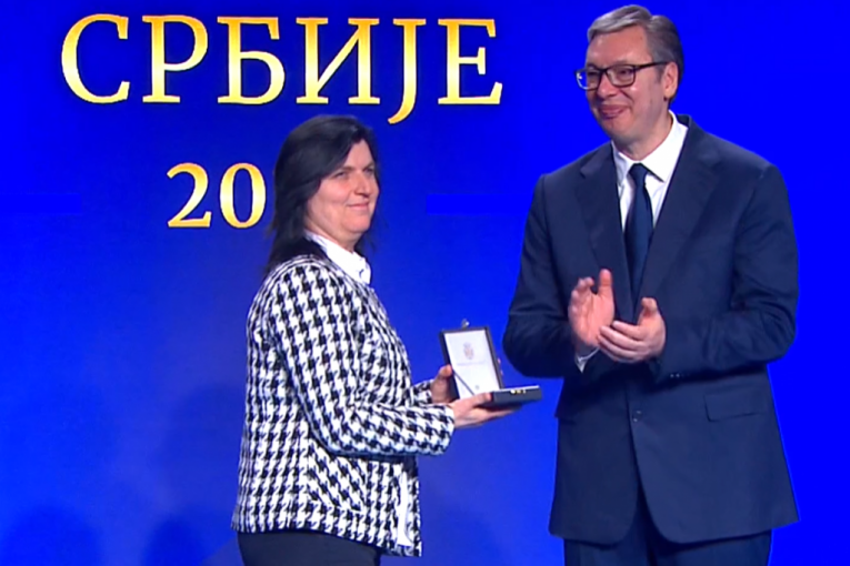 Dodela odlikovanja u Palati Srbija