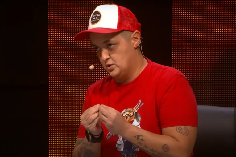 Marija Šerifović na snimanju