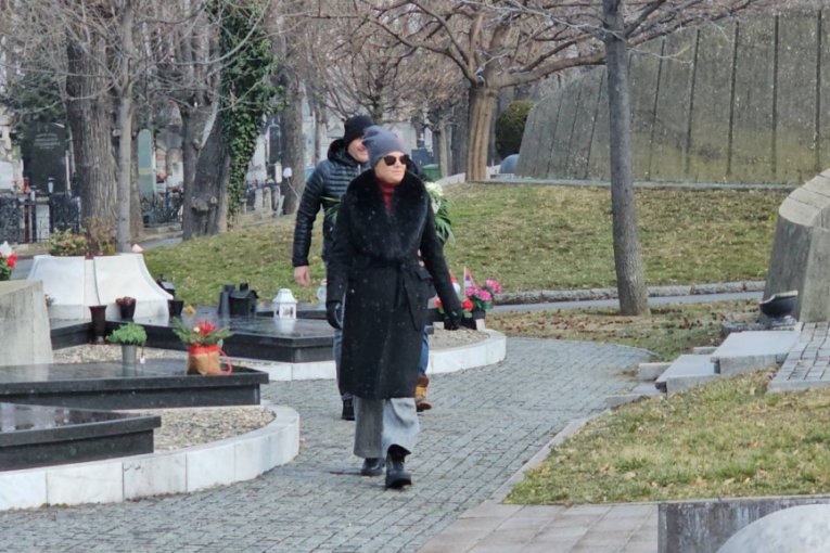 Ilda Šaulić na očevom pomenu