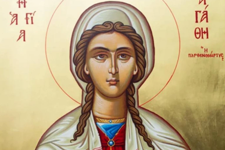 VERUJE SE DA ONA ŠTITI ŽENE OD BOLESTI I SVAKE BOLI: Sutra slavimo Svetu mučenicu Agatiju