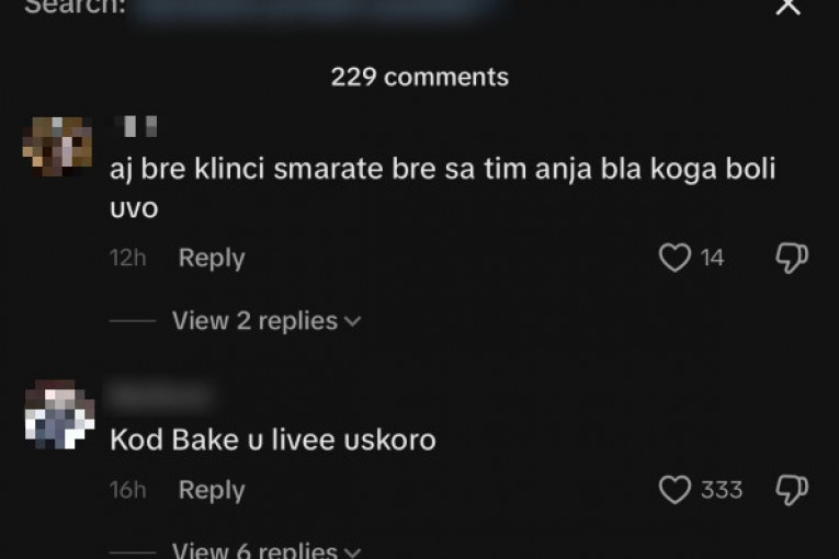 Komentari koje Majk dobija