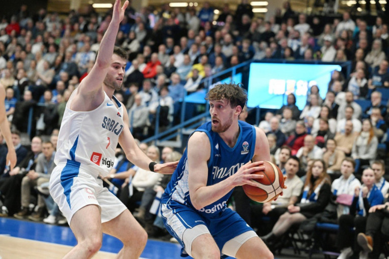 Mario Nakić u dresu Srbije