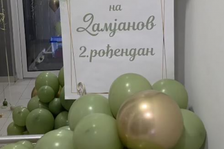 Dekoracija za Damjanov drugi rođendan