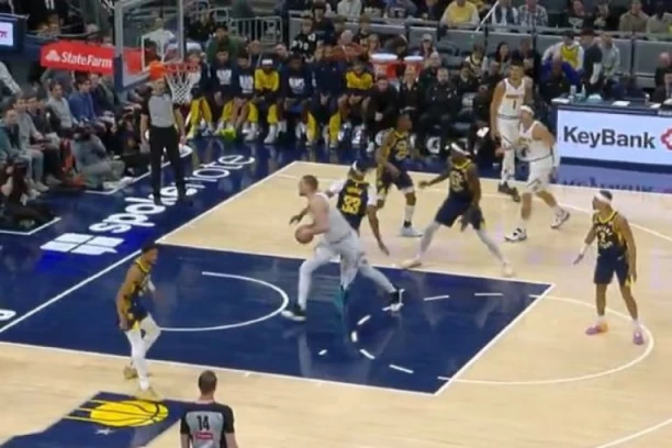 BRUTALAN POTEZ: Ovo može samo Nikola - Jokić ponizio zvezdu Indijane! (VIDEO)