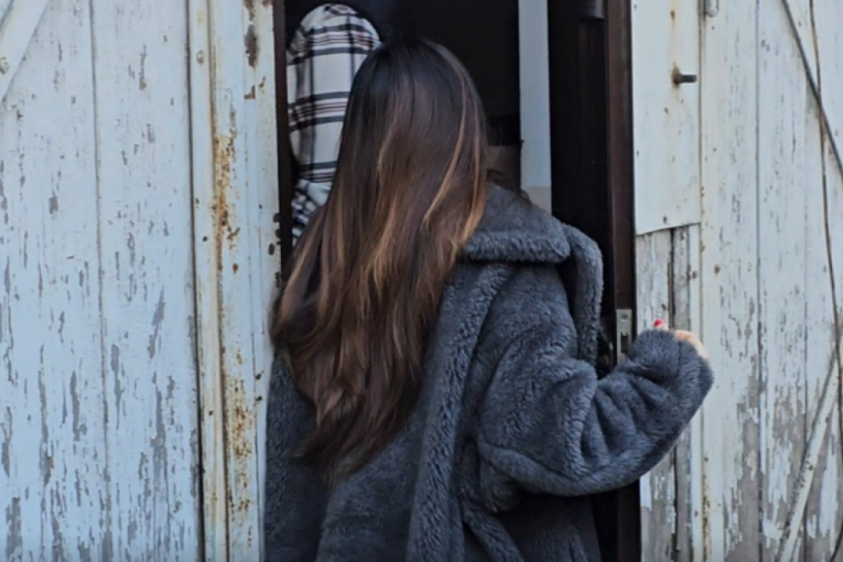 Ana Sević na snimanju Zvezde Granda