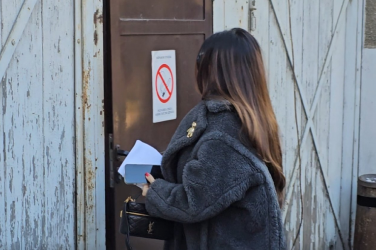 Ana Sević na snimanju Zvezde Granda