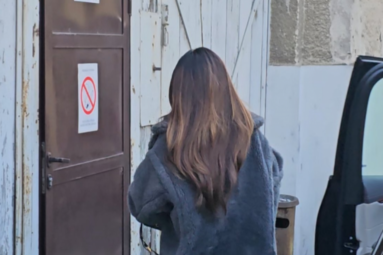 Ana Sević na snimanju Zvezde Granda