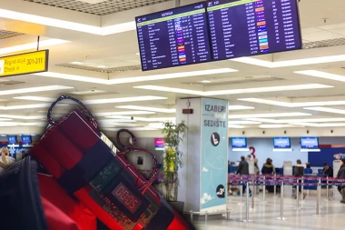 PUTNIK SE ZAPALIO NA AERODROMU! Jeziv prizor u holu, iznenada se dogodila EKSPLOZIJA