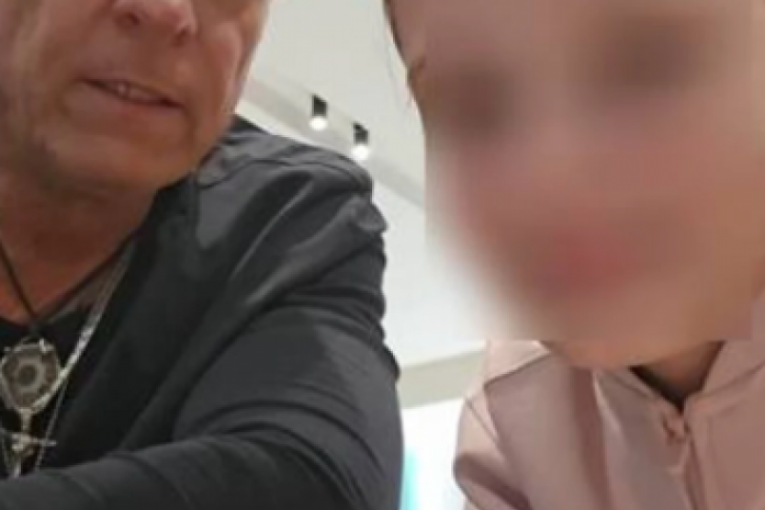 Đorđe David sa ćerkom