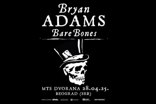 Počela prodaja ulaznica za EKSKLUZIVNI “Bare Bones Show” Brajana Adamsa 28. aprila