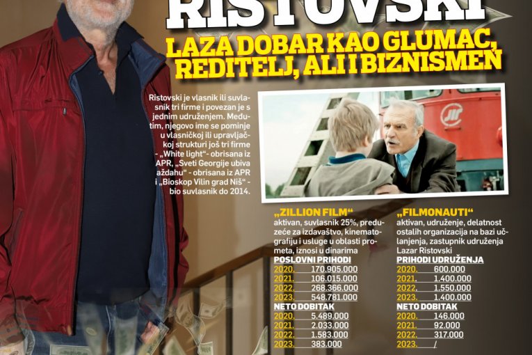 Laza dobar kao glumac, reditelj, ali i biznismen