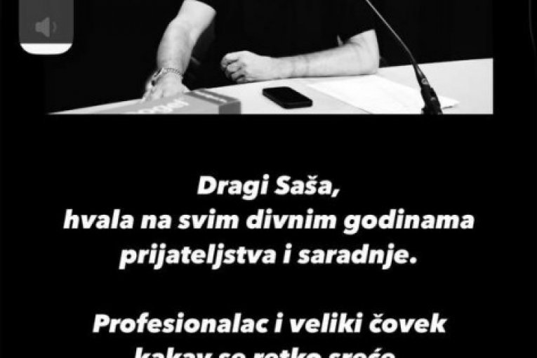 Potresne poruke poznatih upućene Saši Popoviću