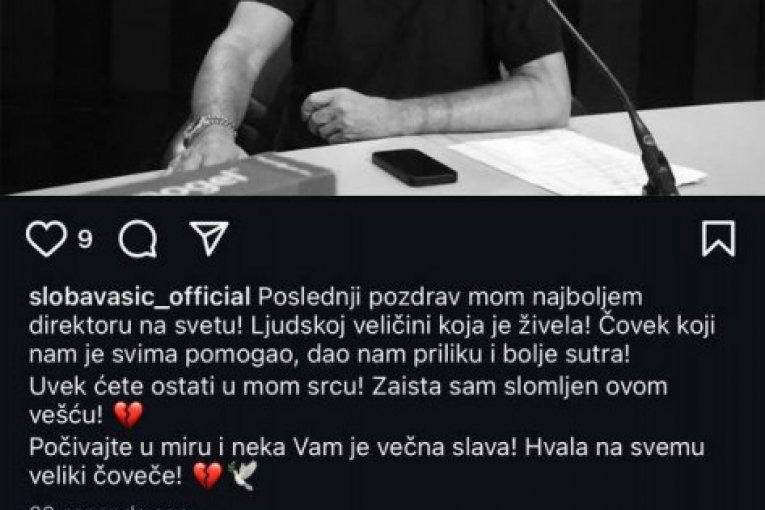 Potresne poruke poznatih upućene Saši Popoviću