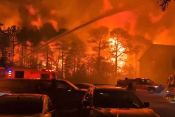 VELIKI POŽAR KOD NOVOG SADA: Gori nisko rastinje u Veterniku! (VIDEO)