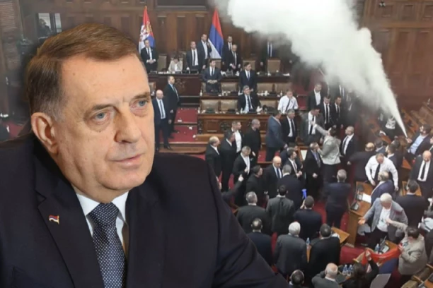 HITNO OGLAŠAVANJE MILORADA DODIKA: Obojena revolucija u Srbiji nije u bojama srpske trobojke, već u boji ALBANSKE ZASTAVE!