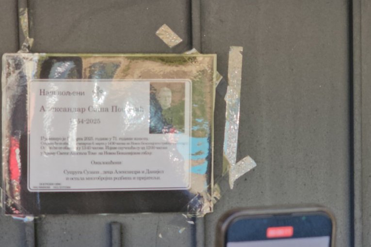 Umrlica Saše Popovića