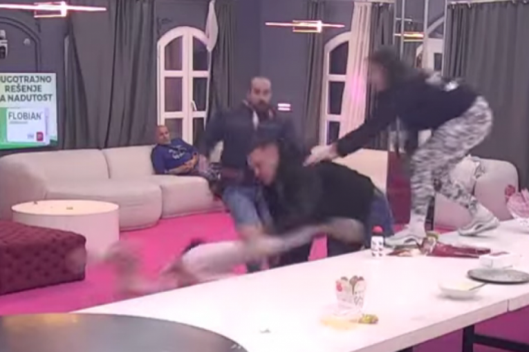 Anđela i Gastoz haos Elita 8 Zadruga Luka Vujović