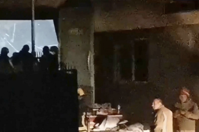 Tanjug/Kocani TV via AP