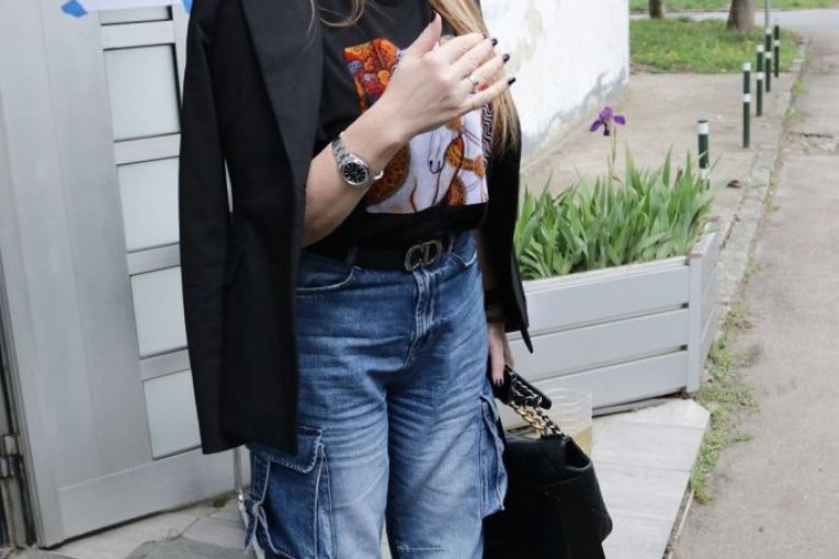 Viki Miljković na snimanju "Zvezda Granda"