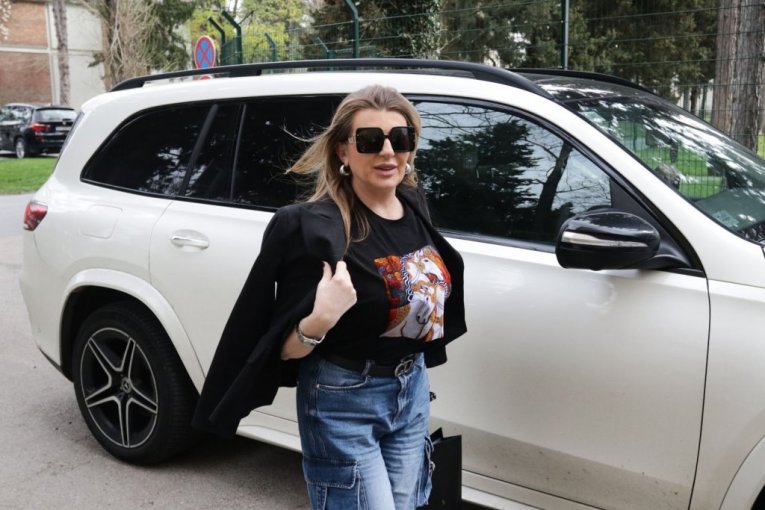 Viki Miljković na snimanju "Zvezda Granda"