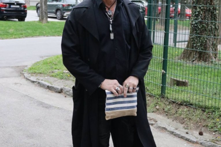 Đorđe David na snimanju "Zvezda Granda"