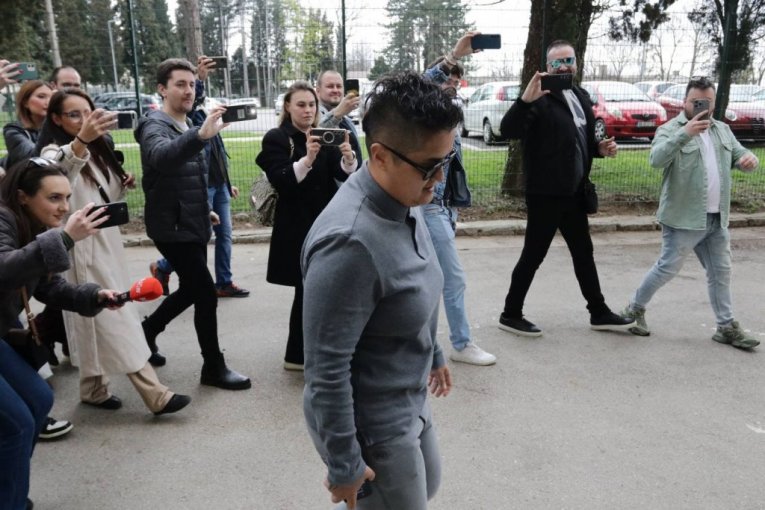 Marija Šerifović na snimanju "Zvezda Granda"