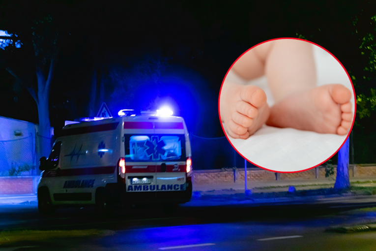 Cinematic scene on the highway near Mali Požarevac: Father stopped in the emergency lane, and the baby was born at a gas station before the ambulance arrived!