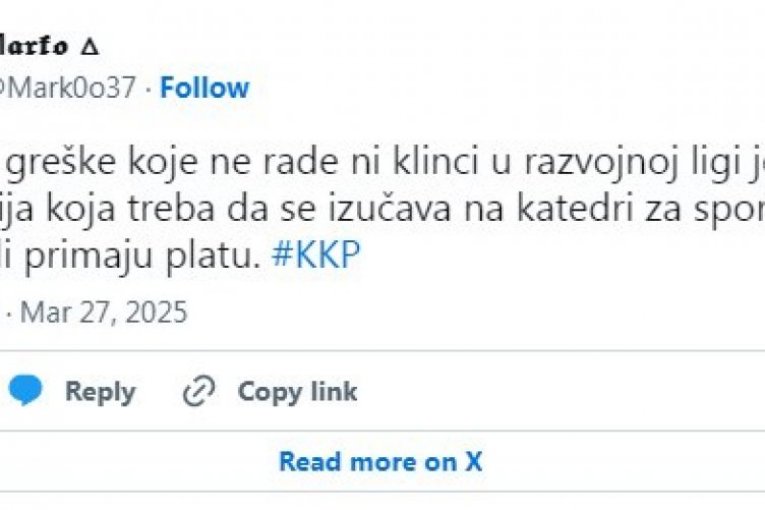 Najvatrenije pristalice izgubile poverenje u ekipu