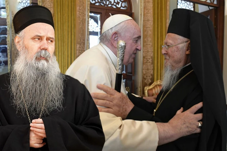 UNIJA IZMEĐU CARIGRADA I VATIKANA JE REALNOST KOJA MENJA TOK PRAVOSLAVLJA! Vladika Fotije otkriva: “I Srpska crkva će morati da se opredeli”