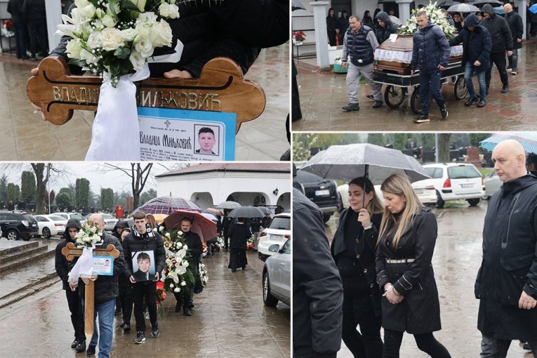 Sahrana brata Viki Miljković
