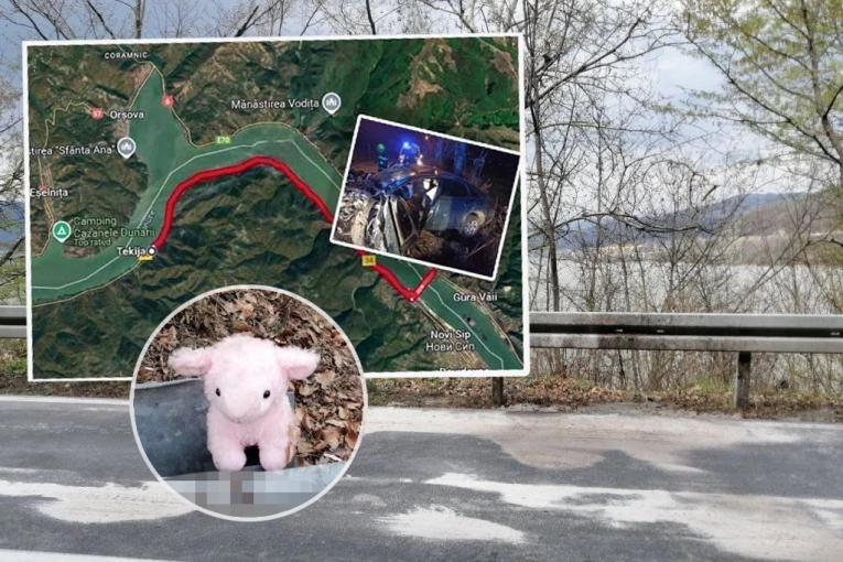 ISKRCAO SE 15. MARTA, PA OTIŠAO U SMRT! Bogoljub stradao u nesreći kod Kladova nakon utakmice, devojčici od siline sudara ispala omiljena igračka! (FOTO, VIDEO)