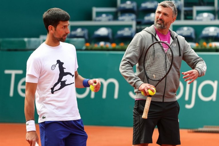 Novak Đoković i Goran Ivanišević